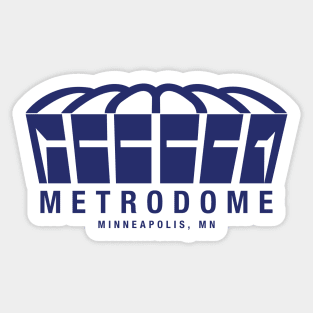 The Metrodome Sticker